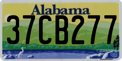 AL license plate 37CB277