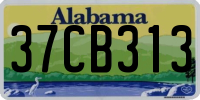AL license plate 37CB313