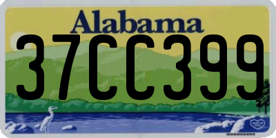 AL license plate 37CC399