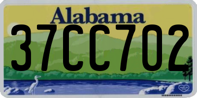 AL license plate 37CC702