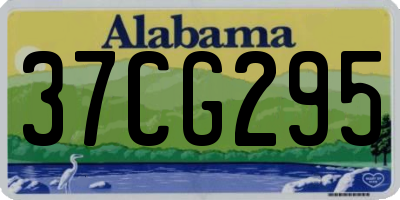 AL license plate 37CG295