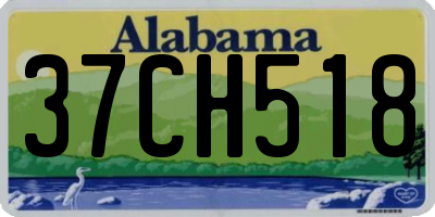 AL license plate 37CH518