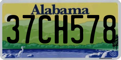AL license plate 37CH578