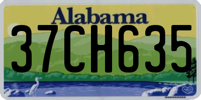 AL license plate 37CH635