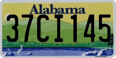 AL license plate 37CI145