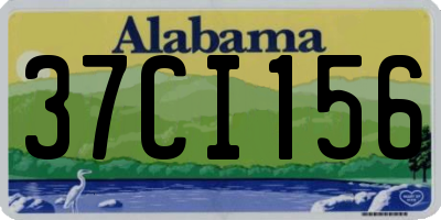AL license plate 37CI156