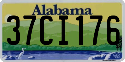 AL license plate 37CI176