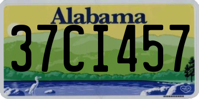 AL license plate 37CI457