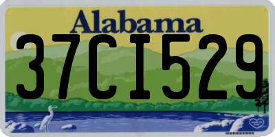 AL license plate 37CI529