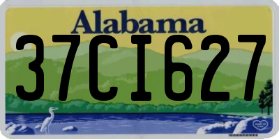 AL license plate 37CI627
