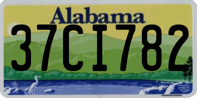 AL license plate 37CI782