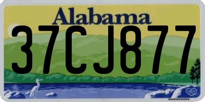 AL license plate 37CJ877