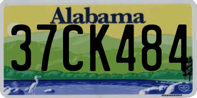 AL license plate 37CK484