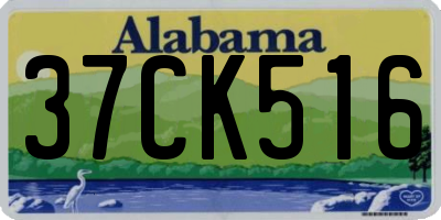 AL license plate 37CK516