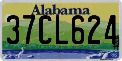 AL license plate 37CL624