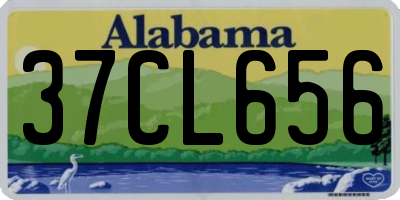 AL license plate 37CL656