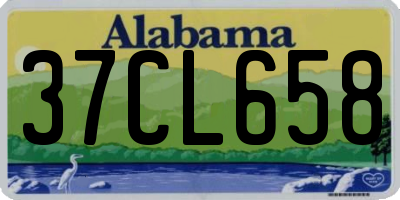 AL license plate 37CL658
