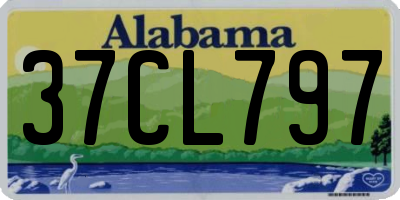 AL license plate 37CL797