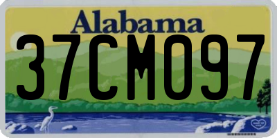 AL license plate 37CM097