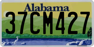 AL license plate 37CM427