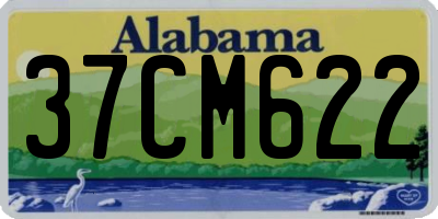 AL license plate 37CM622