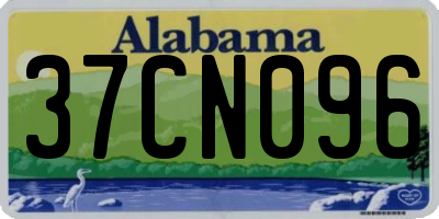 AL license plate 37CN096