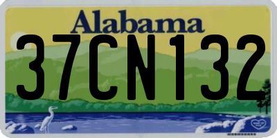 AL license plate 37CN132