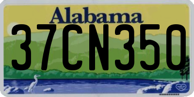 AL license plate 37CN350
