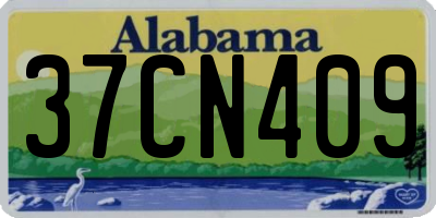 AL license plate 37CN409