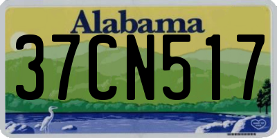 AL license plate 37CN517