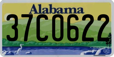 AL license plate 37CO622