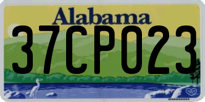 AL license plate 37CP023