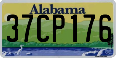 AL license plate 37CP176