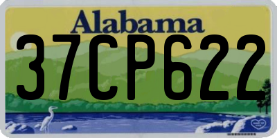 AL license plate 37CP622