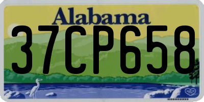AL license plate 37CP658