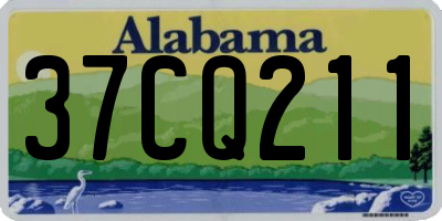 AL license plate 37CQ211