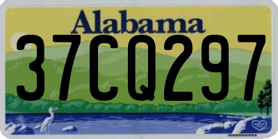 AL license plate 37CQ297