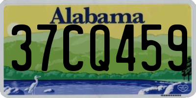 AL license plate 37CQ459