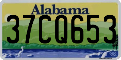 AL license plate 37CQ653