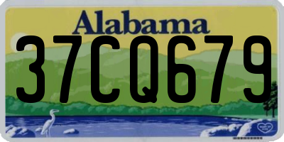 AL license plate 37CQ679