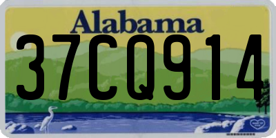 AL license plate 37CQ914