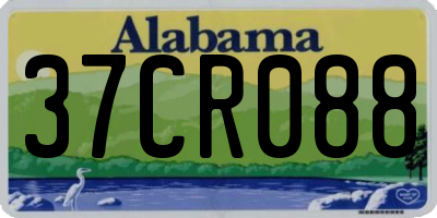AL license plate 37CR088