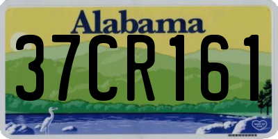 AL license plate 37CR161