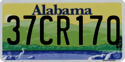 AL license plate 37CR170