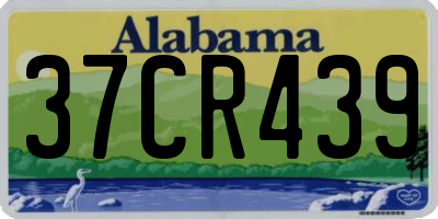 AL license plate 37CR439