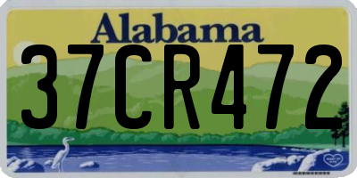 AL license plate 37CR472
