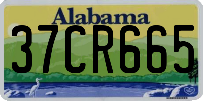 AL license plate 37CR665