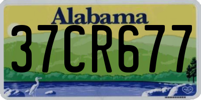AL license plate 37CR677
