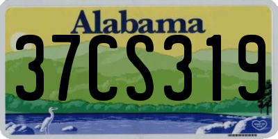 AL license plate 37CS319