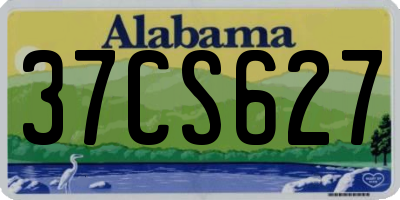 AL license plate 37CS627
